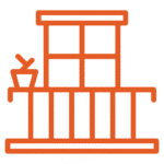 Private gardens and balconies