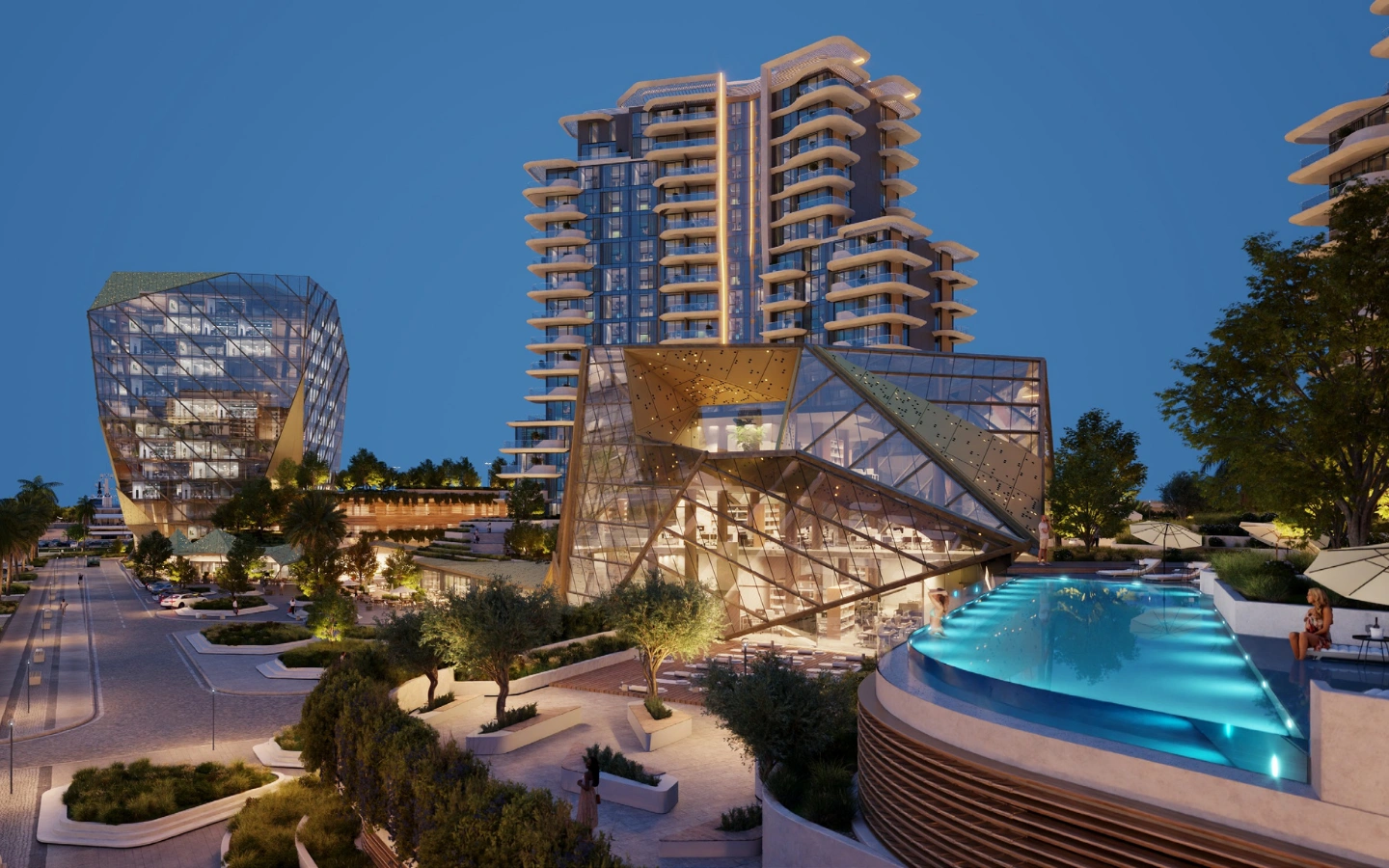 Ellington-Portside-Square-Pool-view